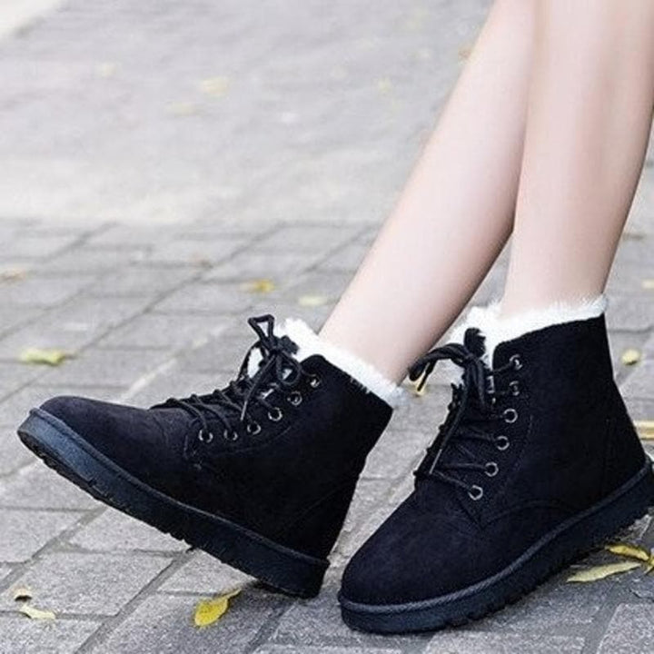 Heather’s Cozy Lace-Up Ankle Boots