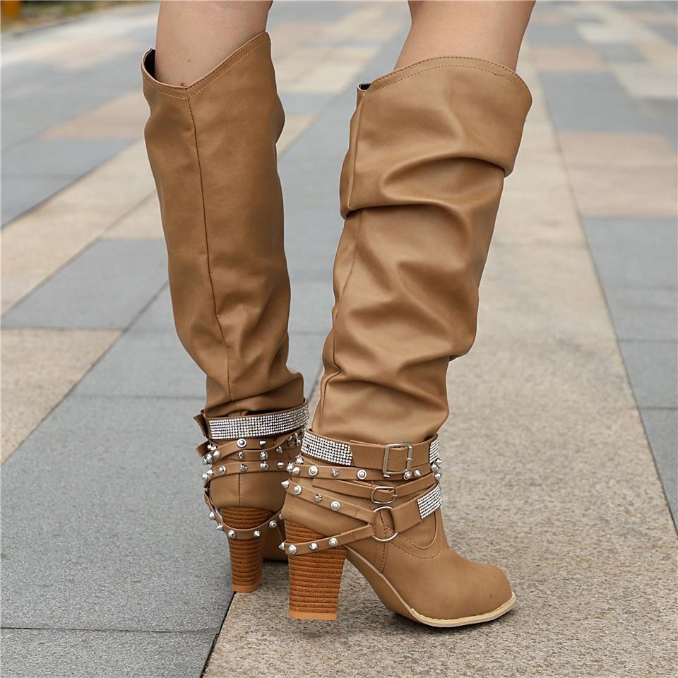 Heather’s Elegant Slouch Knee Boots