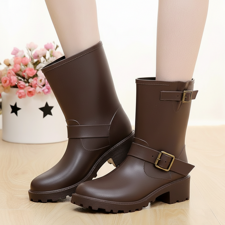 Heather’s Mid-Calf Street Style Buckle Boots