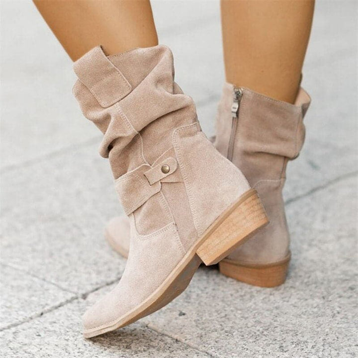 Heather’s Relaxed Fit Slouchy Mid-Calf Boots