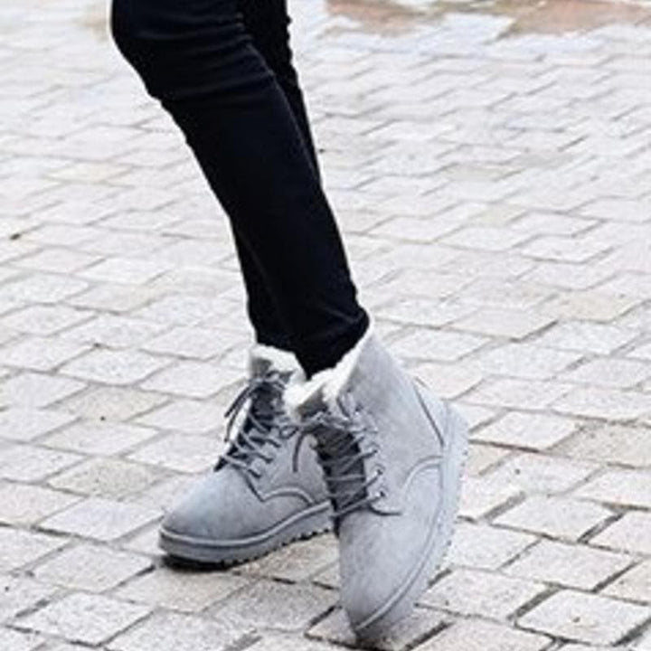 Heather’s Cozy Lace-Up Ankle Boots