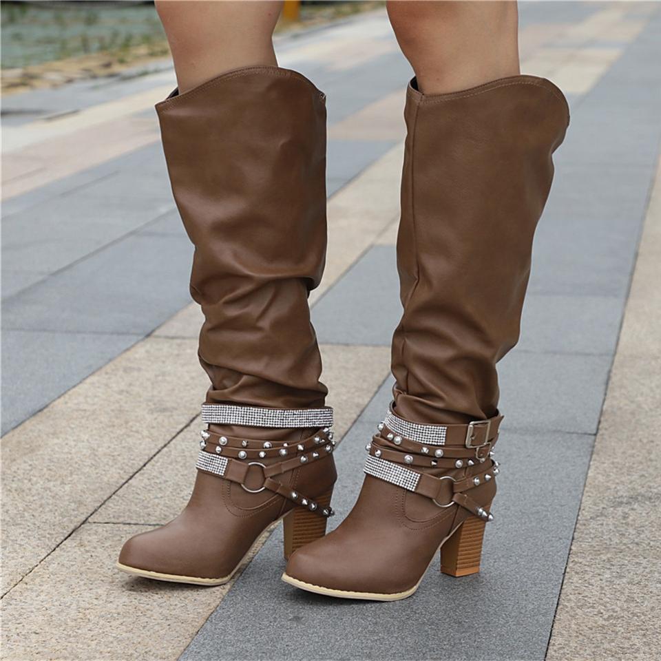 Heather’s Elegant Slouch Knee Boots