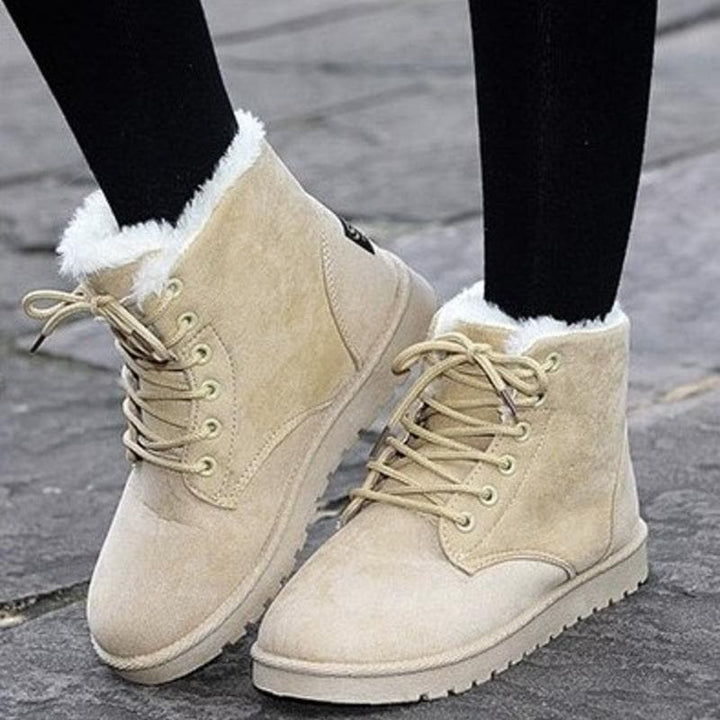 Heather’s Cozy Lace-Up Ankle Boots