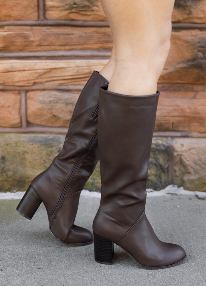 Heather’s Block-Heel Knee Boots