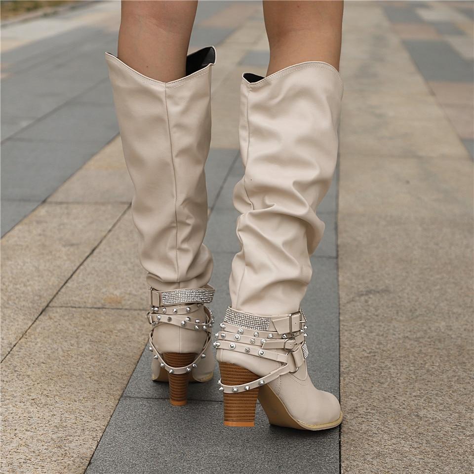 Heather’s Elegant Slouch Knee Boots