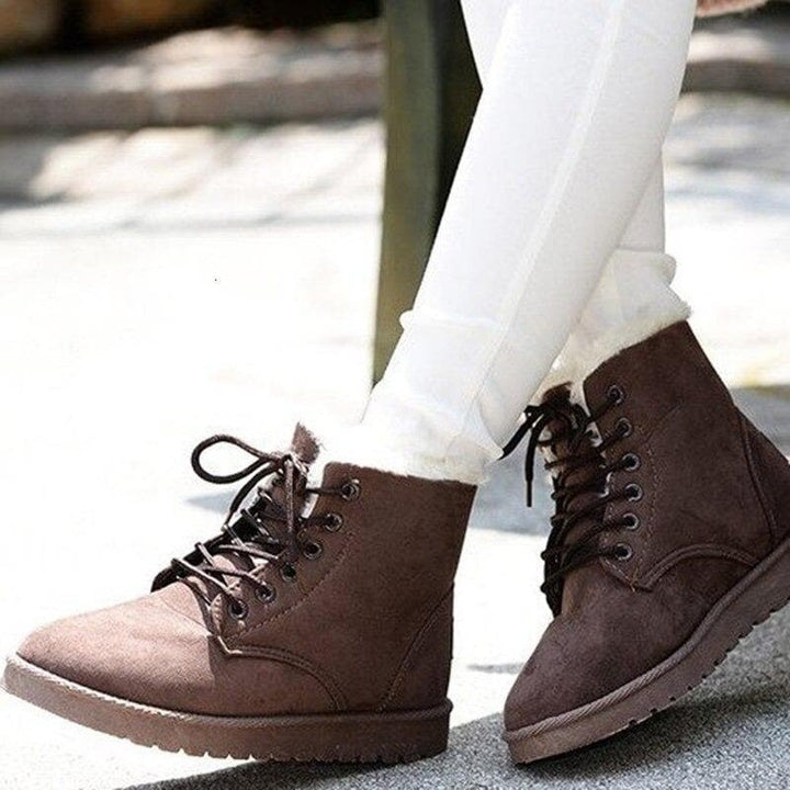 Heather’s Cozy Lace-Up Ankle Boots