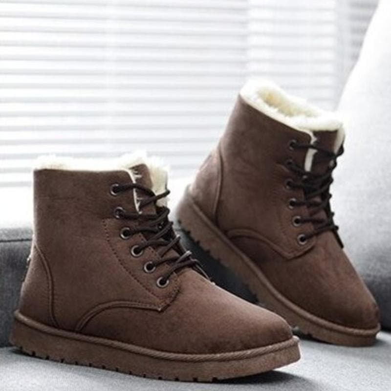 Heather’s Cozy Lace-Up Ankle Boots