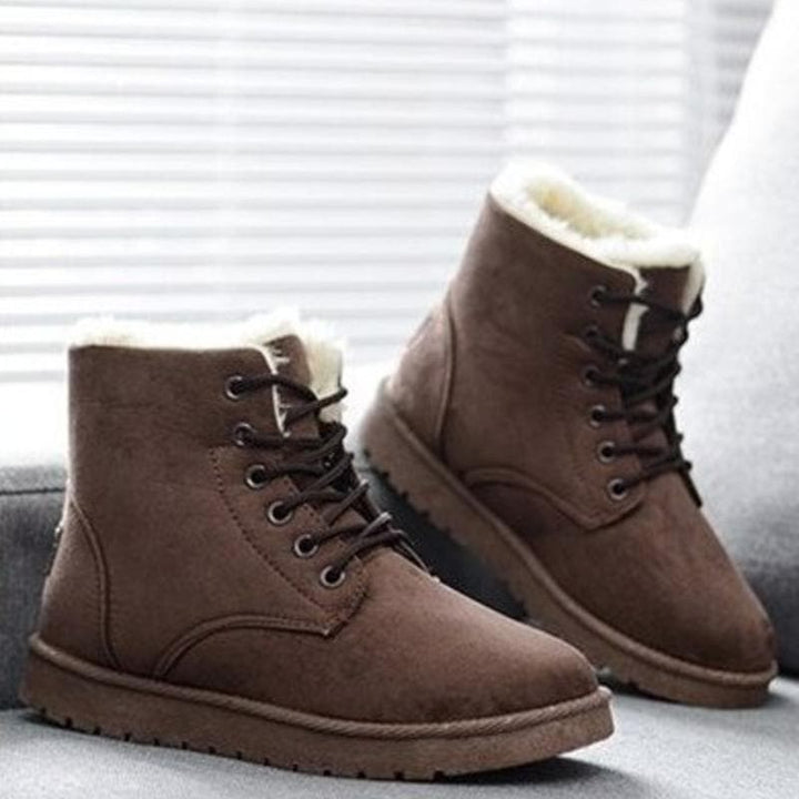 Heather’s Cozy Lace-Up Ankle Boots