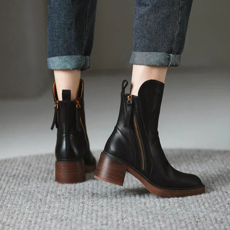 Heather’s Classic Side-Zip Fall Boots