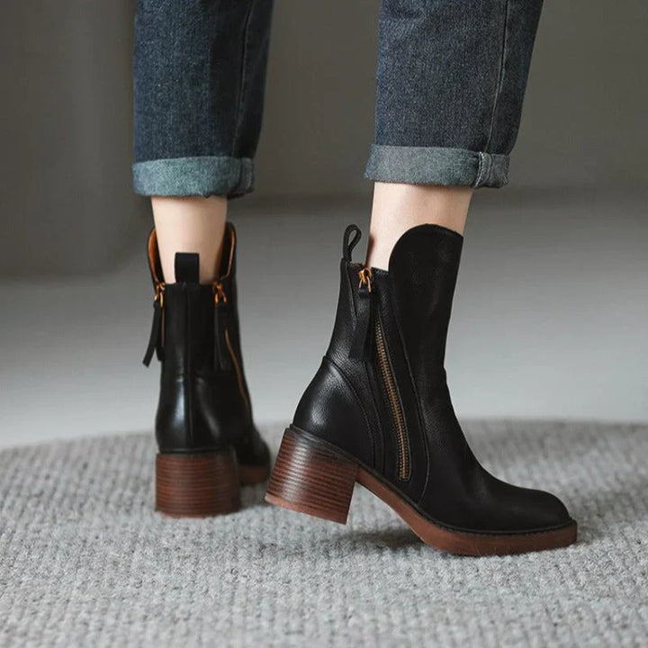 Heather’s Classic Side-Zip Fall Boots