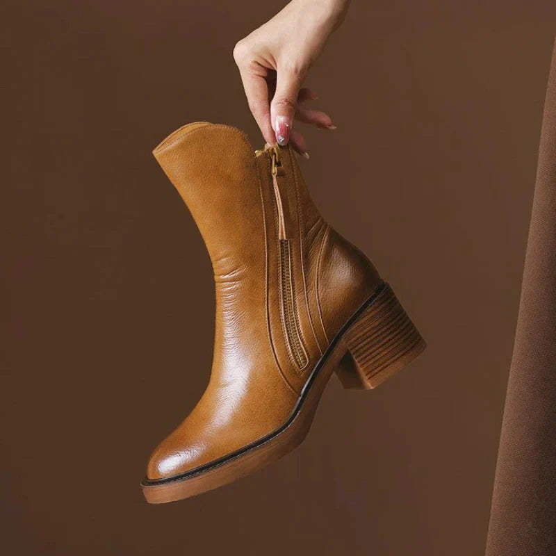 Heather’s Classic Side-Zip Fall Boots