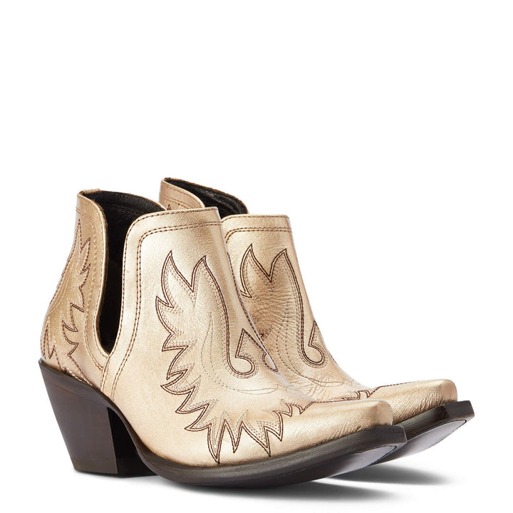 Heather’s Boho Western Embroidered Ankle Boots
