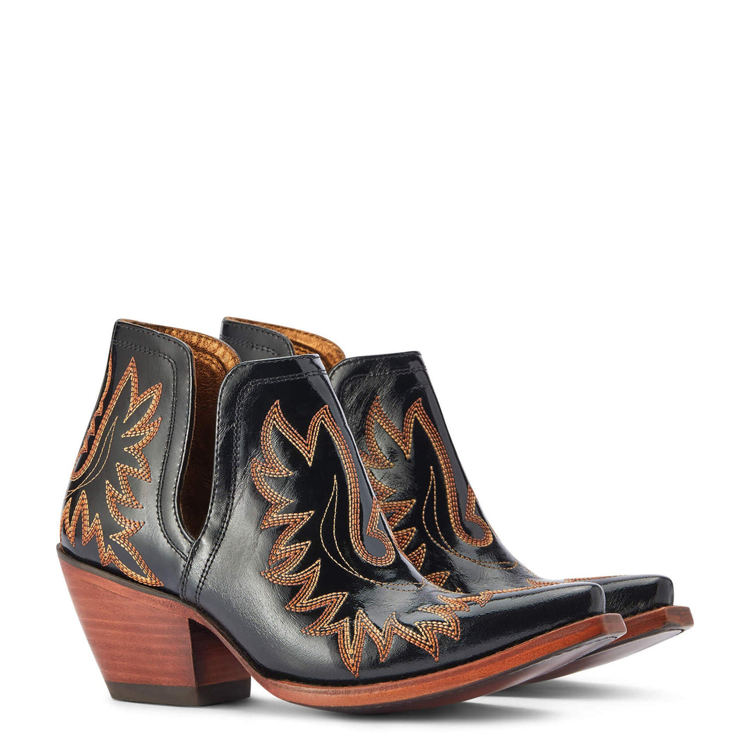 Heather’s Boho Western Embroidered Ankle Boots