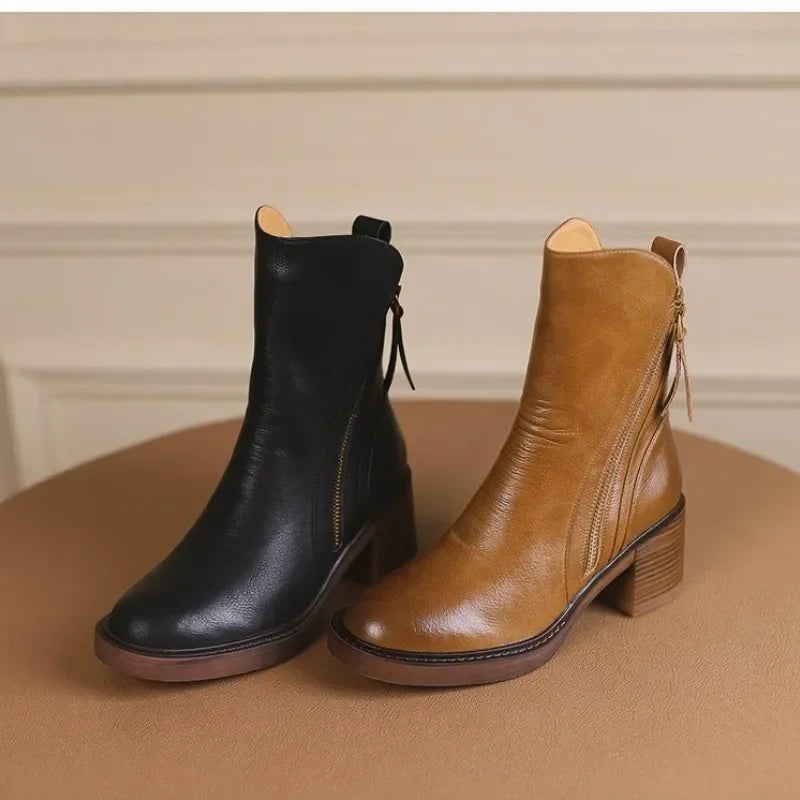 Heather’s Classic Side-Zip Fall Boots