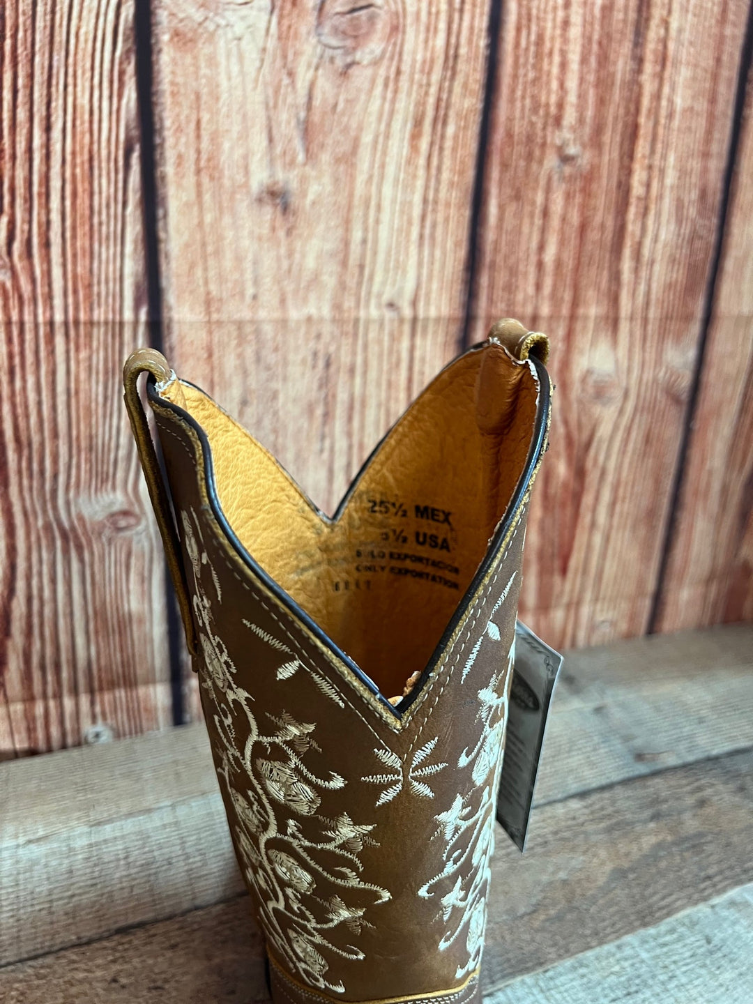 Heathers Western Cowgirl Wide Calf Boot