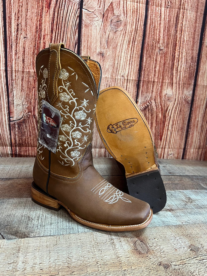 Heathers Western Cowgirl Wide Calf Boot