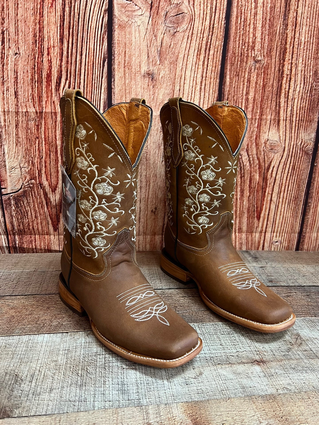 Heathers Western Cowgirl Wide Calf Boot