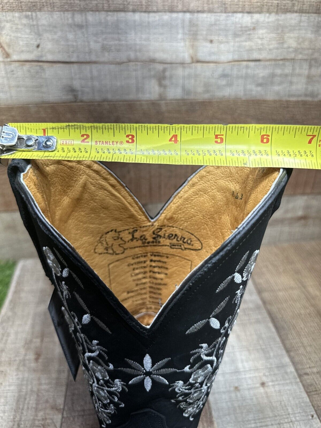 Heathers Western Cowgirl Wide Calf Boot